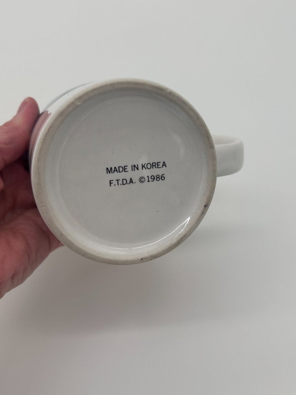 Vintage FTD 1984 Rainbow Ceramic Coffee Mug Tea Cup, Pride, LGBTQIAS2, 12 oz - Picture 6 of 6